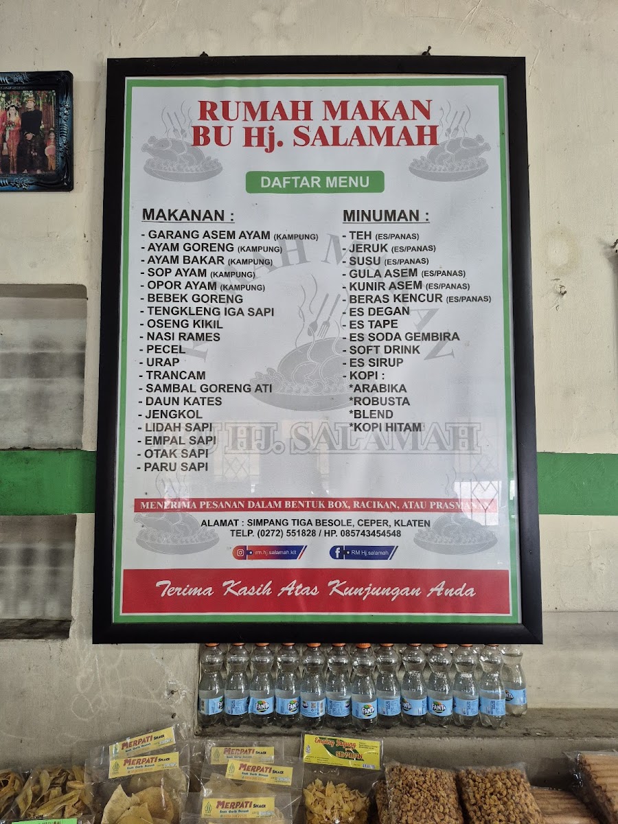 Warung Makan Bu Hj. Salamah Menu - Image 3