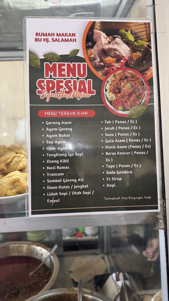 Warung Makan Bu Hj. Salamah Menu - Image 5